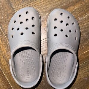 CROCS Gray kids size 12